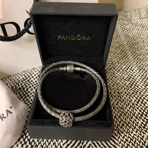 Authentic Pandora bracelet & exclusive charm